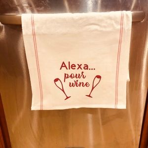 Custom made dish towel